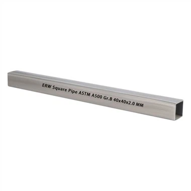 ASTM A500 Carbon Square Steel Tiyo