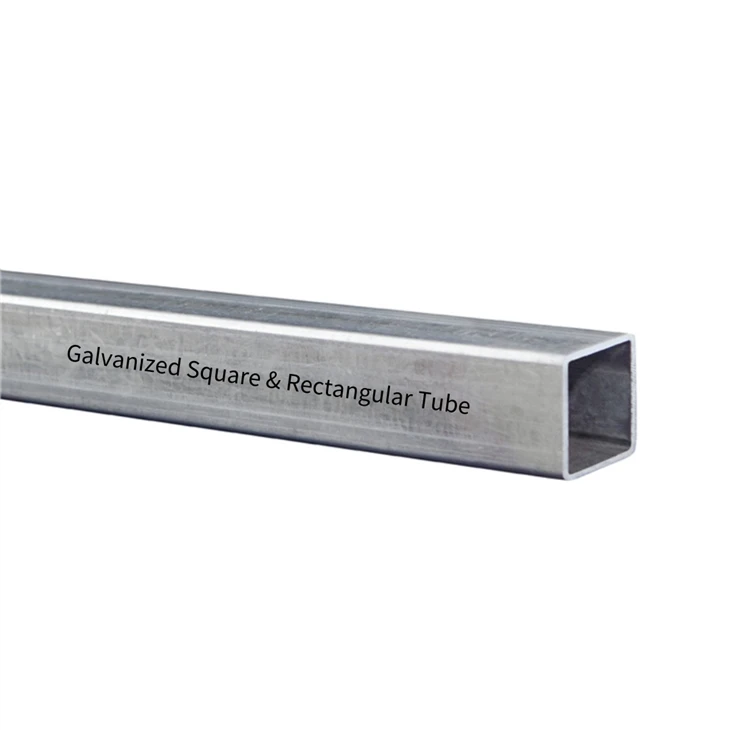 Galvanize kare & rektangilè Steel Tib